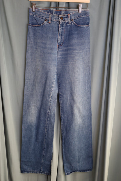 525 / 1970's Vintage PLUSH BOTTOMS Denim Pants