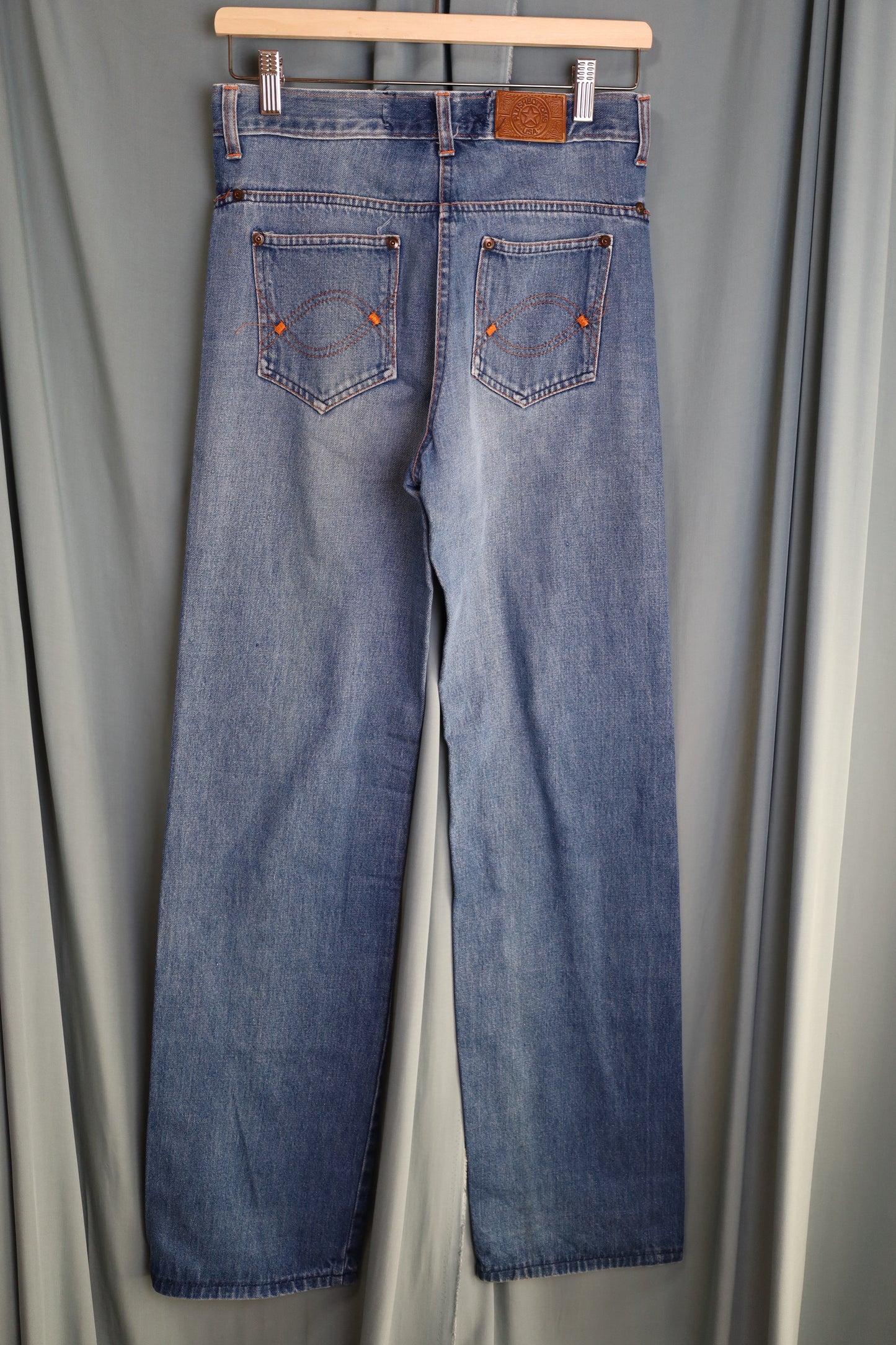 525 / 1970's Vintage PLUSH BOTTOMS Denim Pants