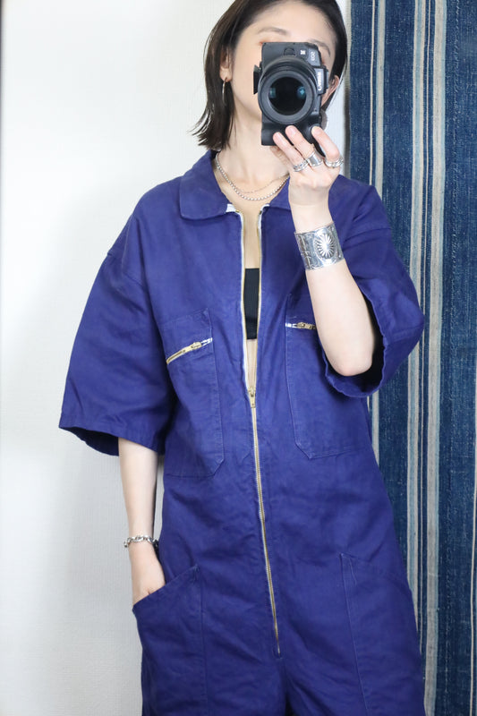 Z261 / 1990's Euro work All in one short sleeve