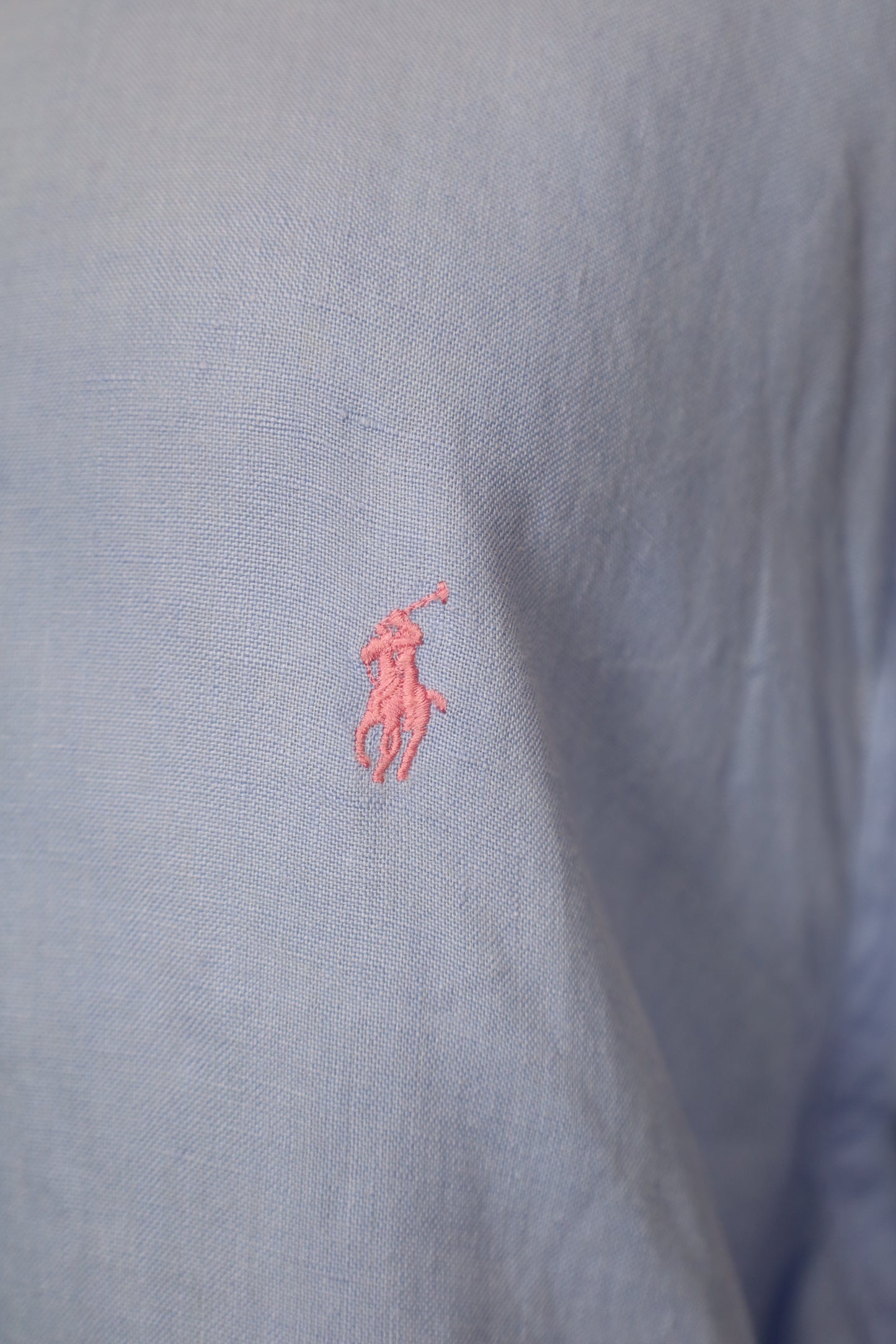 ★605 / 1990's Ralph Lauren classic fit linen shirt