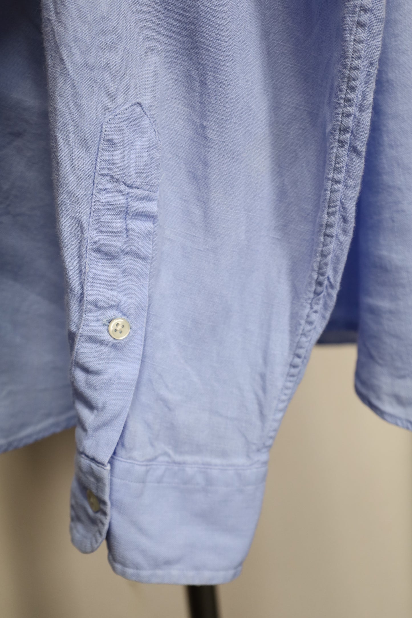 ★605 / 1990's Ralph Lauren classic fit linen shirt