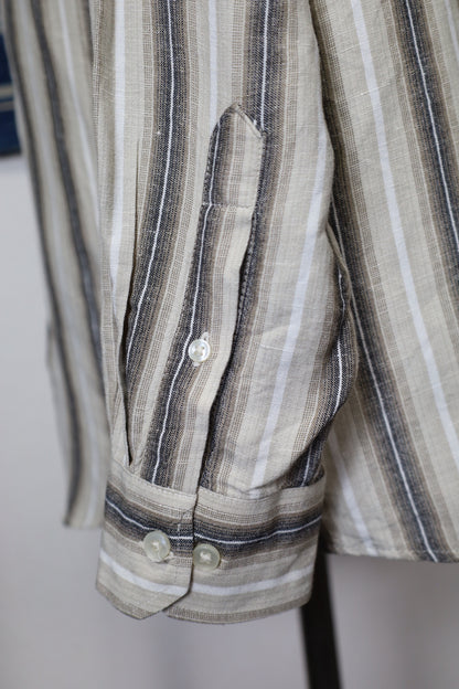 613 / early2000's VANHEUSEN stripe shirt