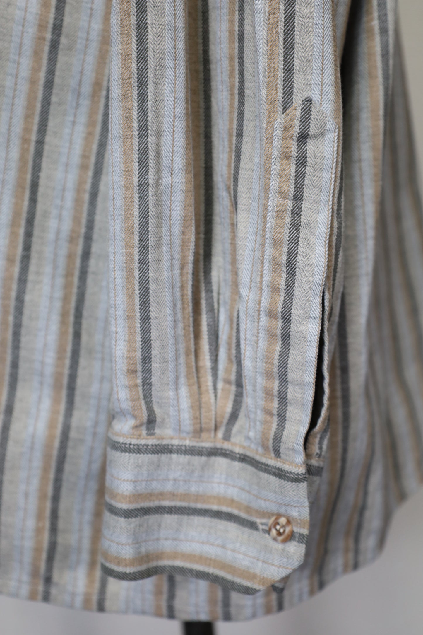 612 / 1990's walbusch mulch stripe shirt