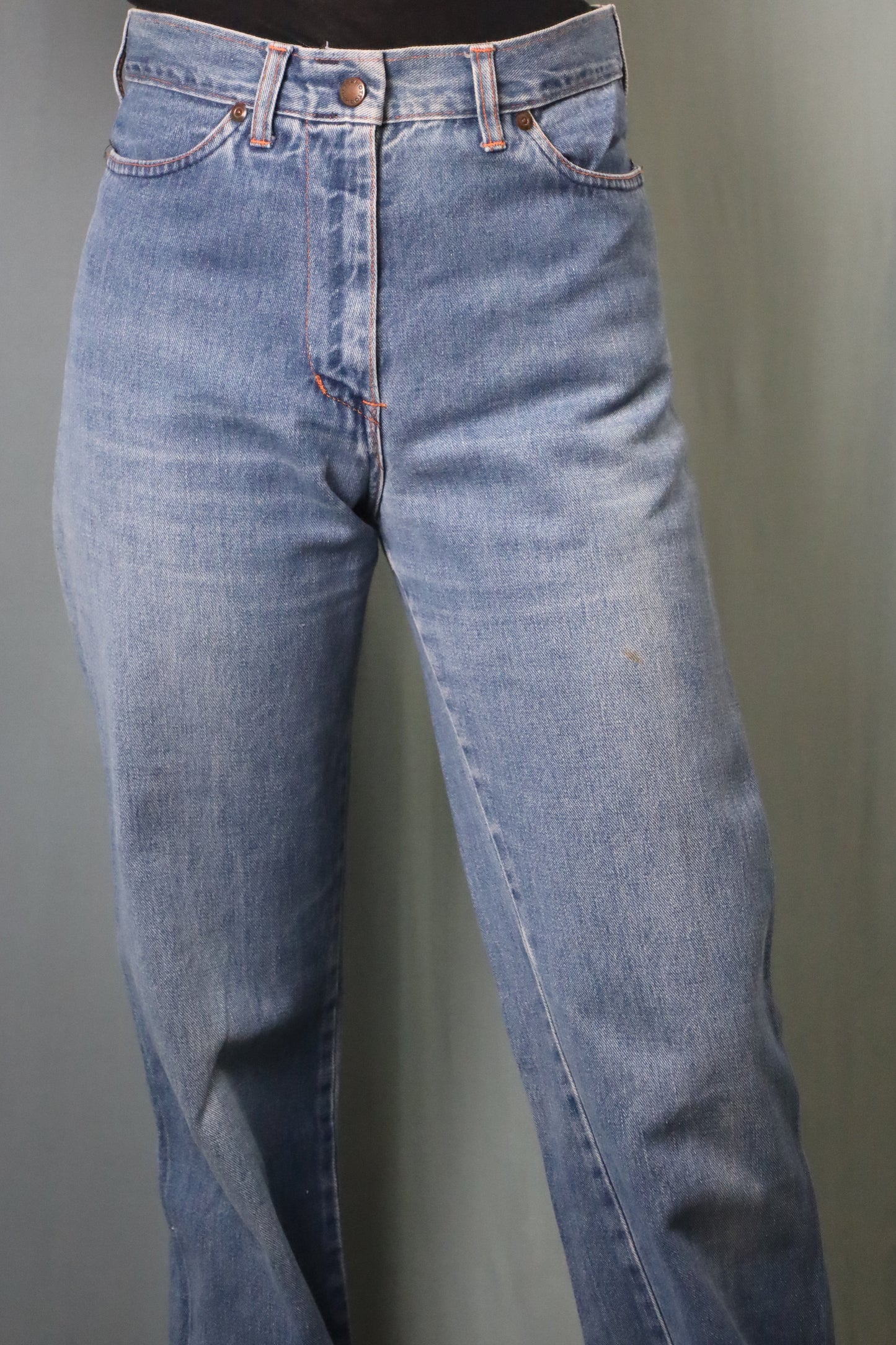 525 / 1970's Vintage PLUSH BOTTOMS Denim Pants