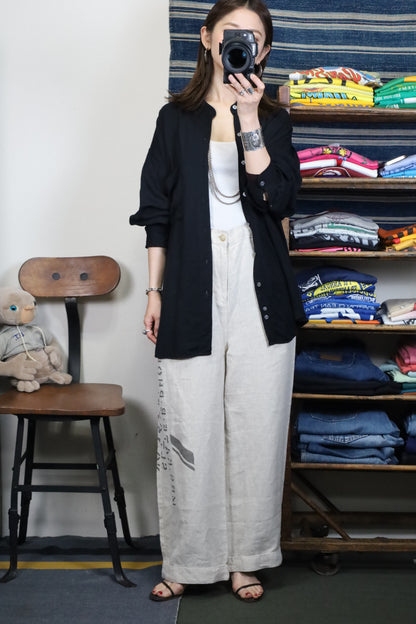 HOWIE linen pants (beige)