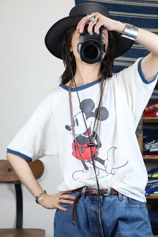 631 / 1980's UNKNOWN mickey linger tee