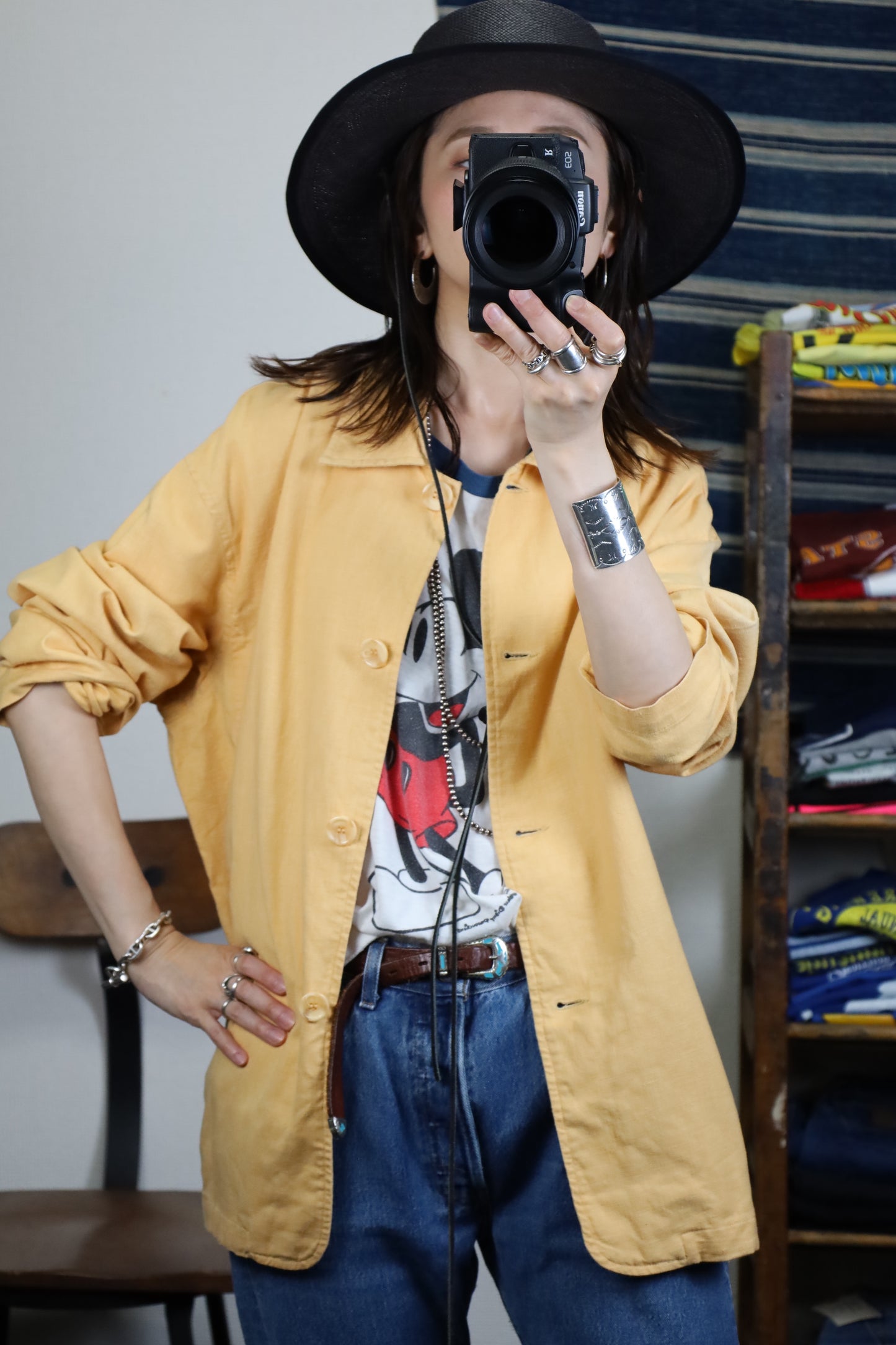 149 / early2000's VILLA GER linen jacket