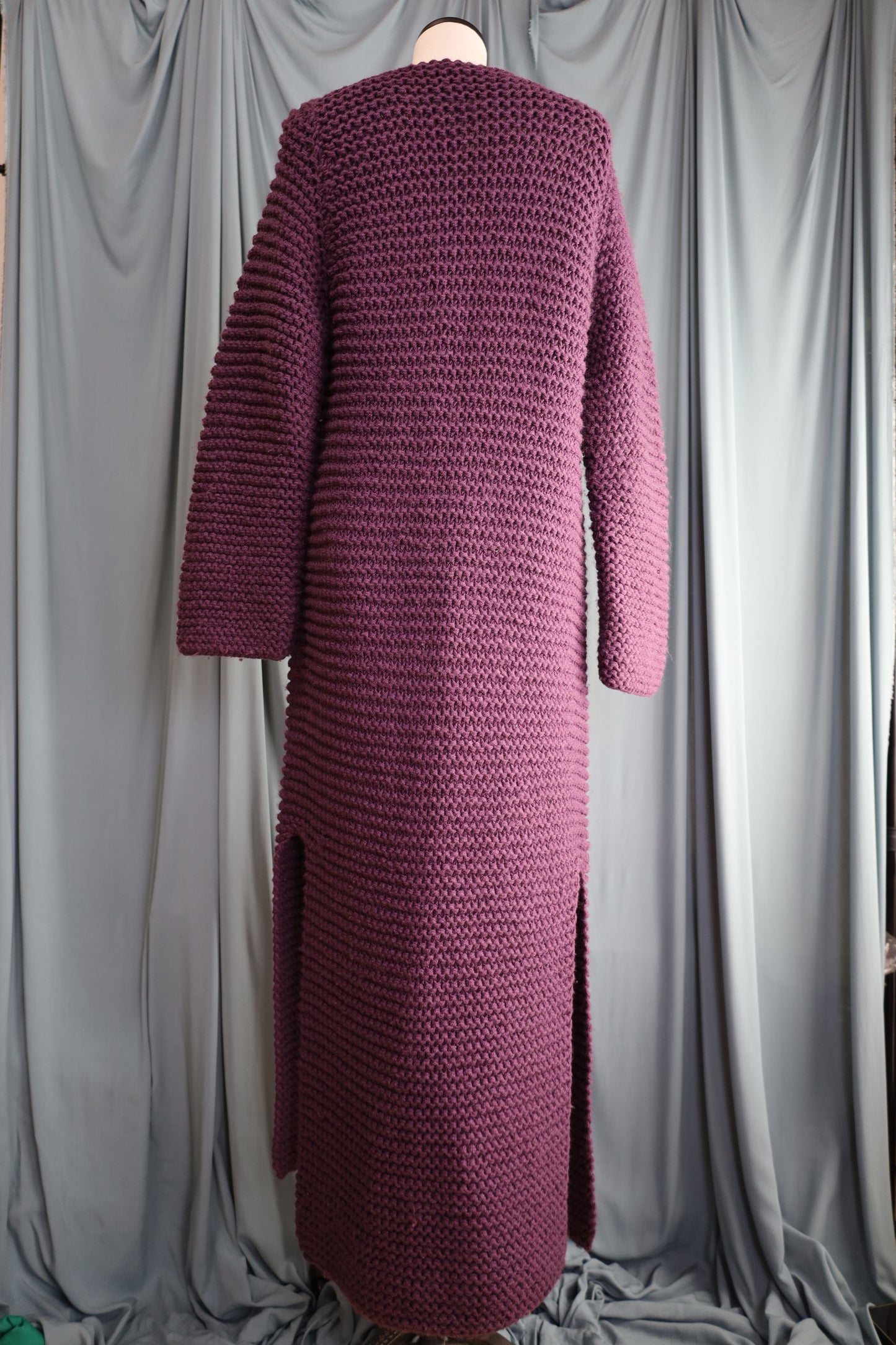 25 / 1970-80's UKNOWN hand knit coat