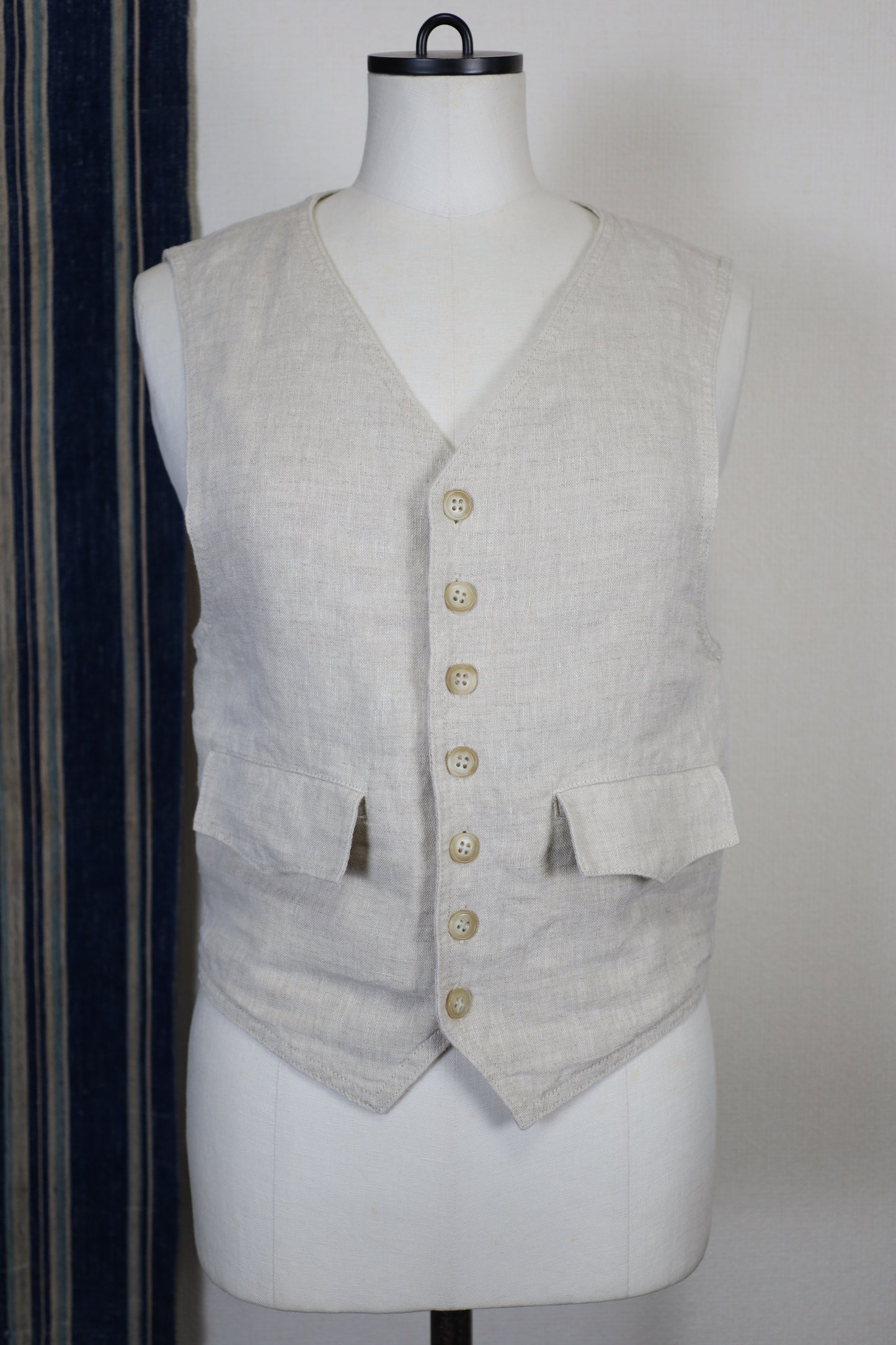 HOWIE linen vest (beige)