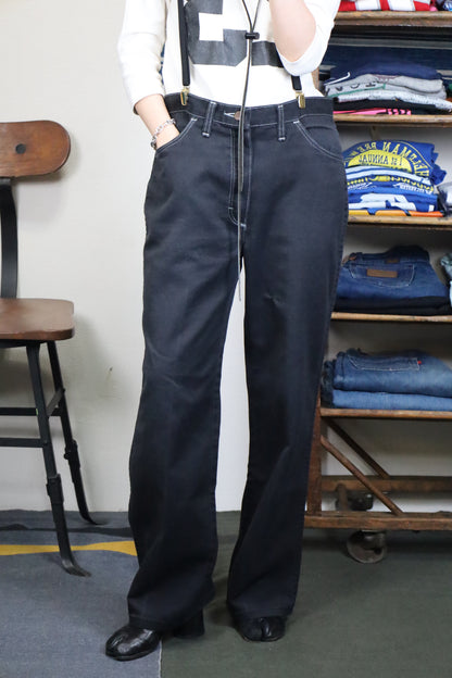 518 / 1980's OLD marverick Black Denim Pants