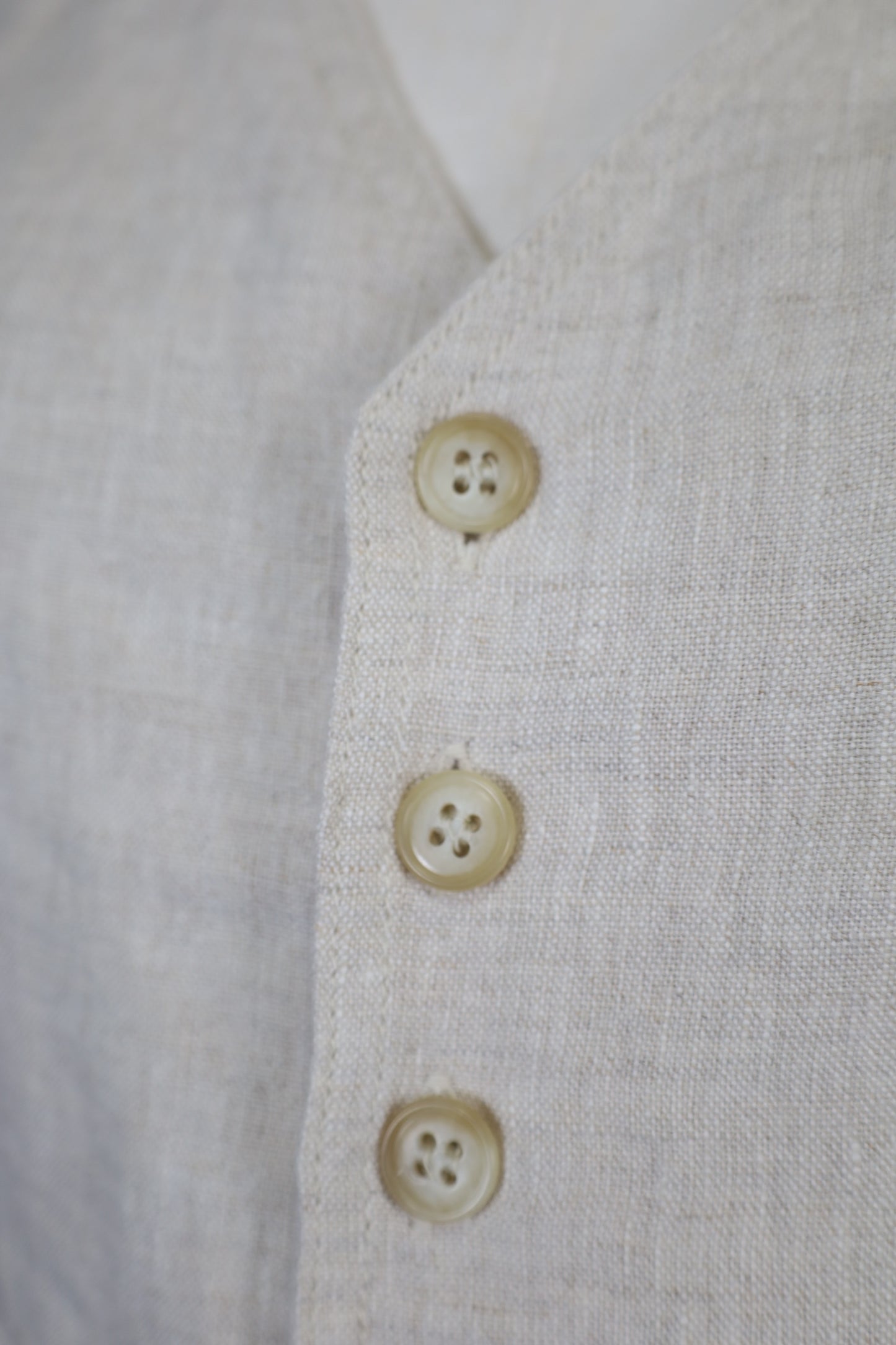HOWIE linen vest (beige)