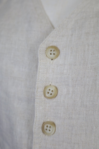HOWIE linen vest (beige)