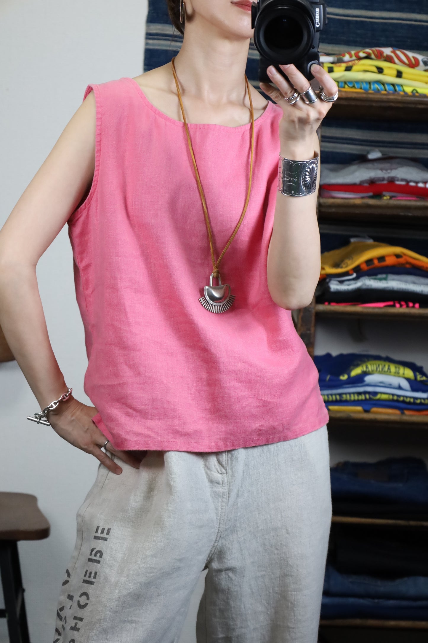 488 / 1990's JONES NEWYORK LINEN VEST