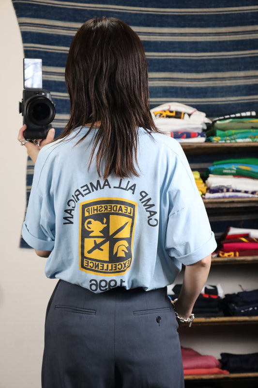 159 / 1980's FRUITS OF THE LOOM CAMP ALL AMERICAN tee