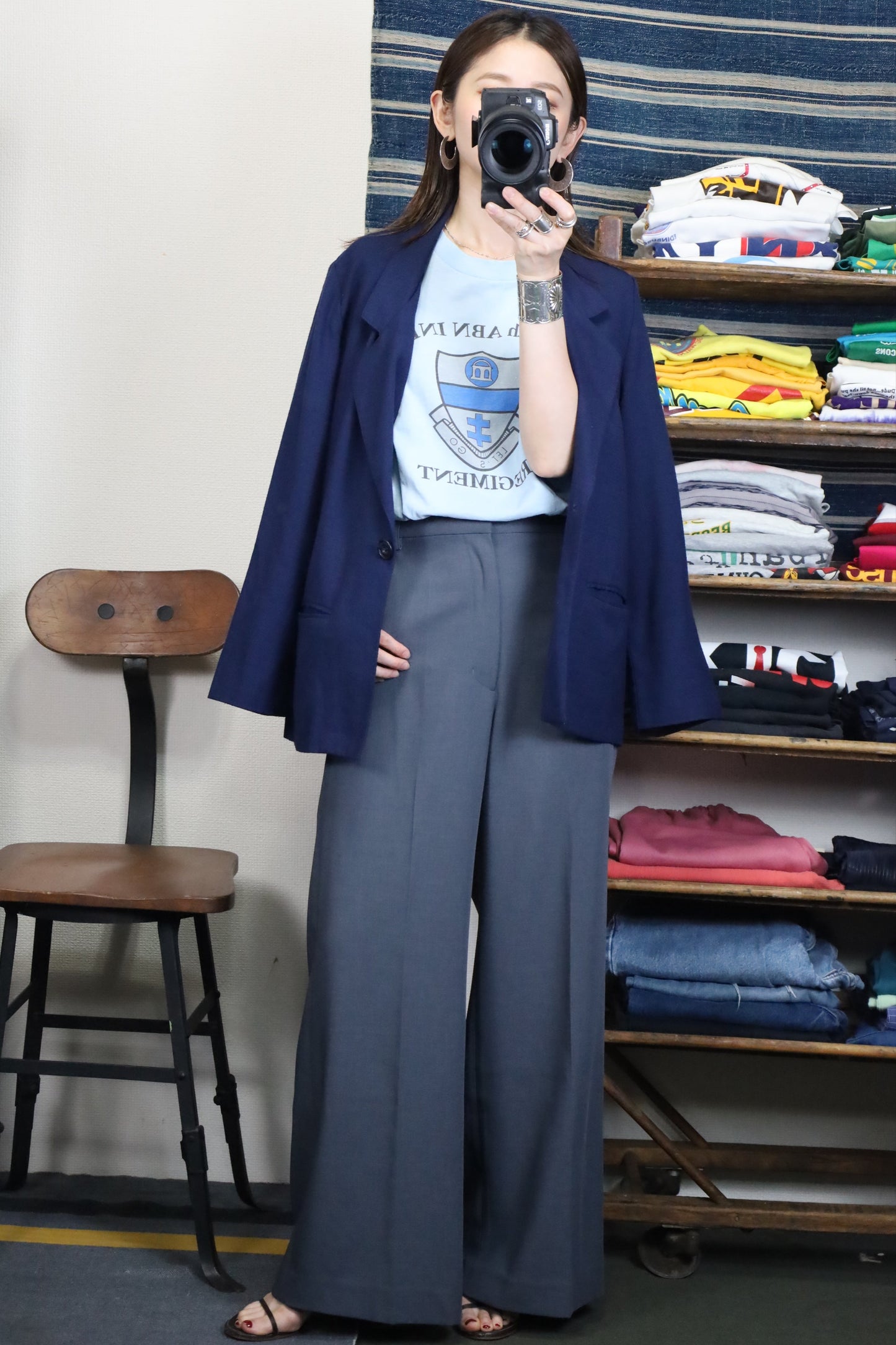 159 / 1980's FRUITS OF THE LOOM CAMP ALL AMERICAN tee