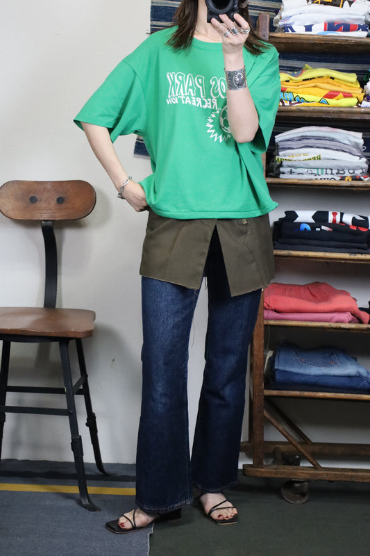 827 / 1980-90's sports wear PALOS PARK TEE
