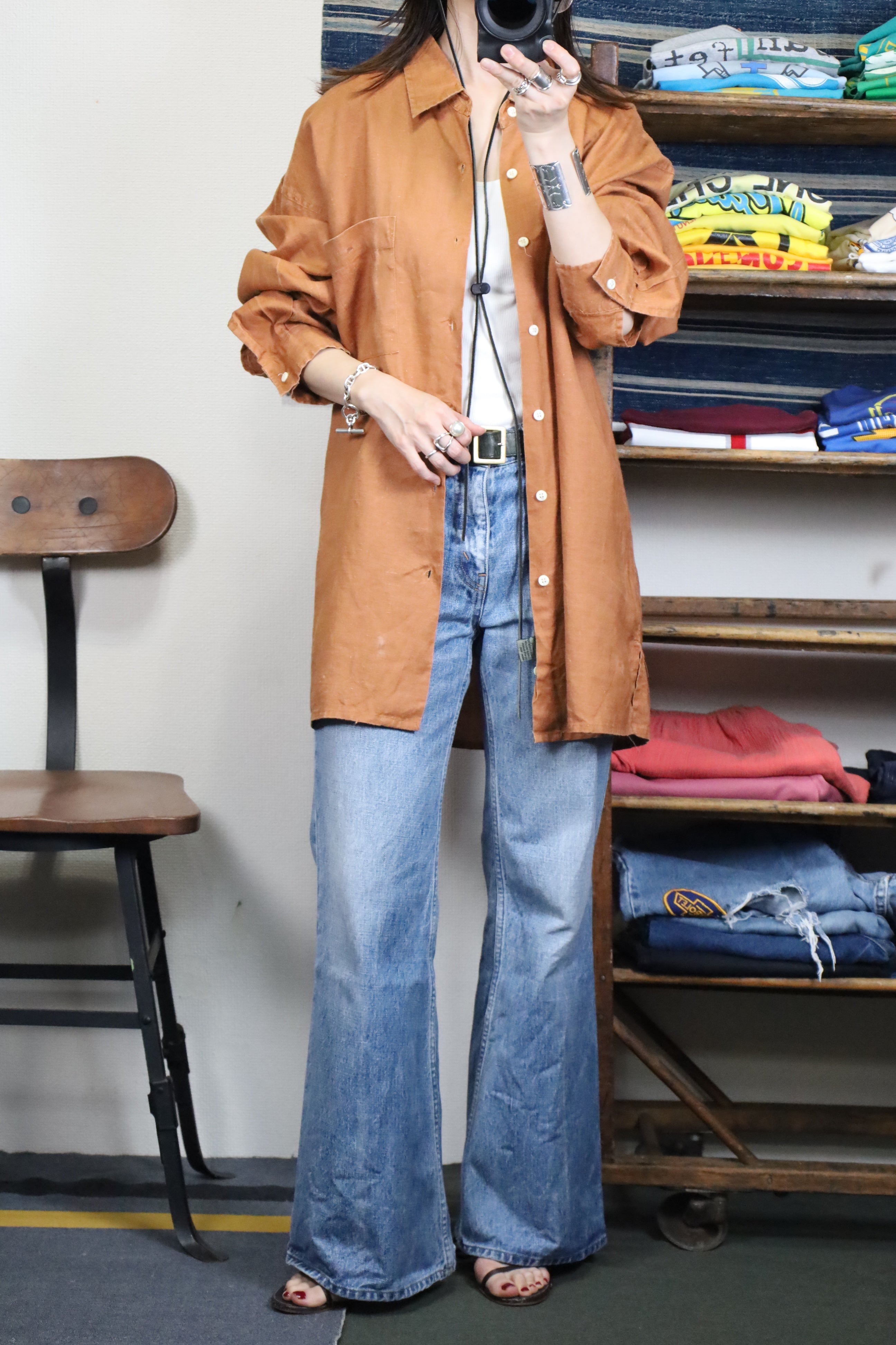 美品✨【HOWIE.clothing】ヴィンテージ ショートスリーブ スウェット LOEFF＞スウェット ショートスリーブ プルオーバー（Tシャツ