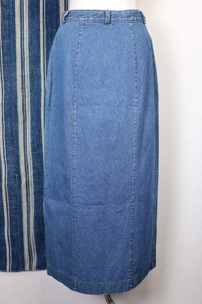 E182 / 1990s OLD VAN HEUSEN Denim Skirt