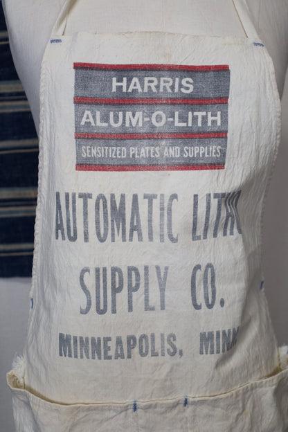 A734 / Vintage Apron AUTOMATIC LITHO SUPPLY