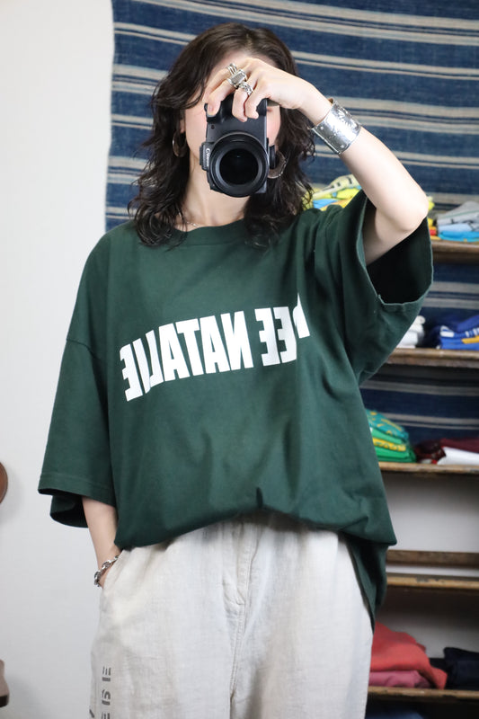 Z625 / 1990's OLD giant Print Tee FREE NATALIE