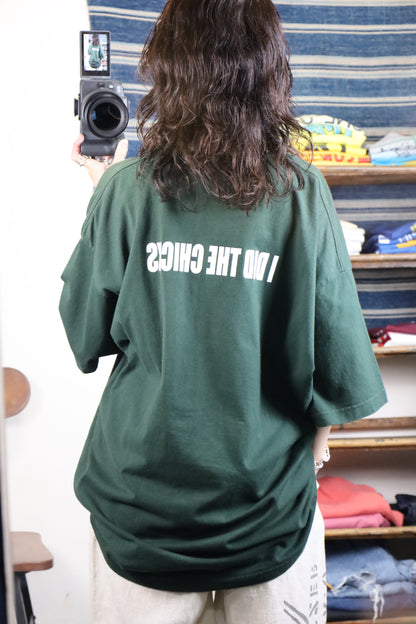 Z625 / 1990's OLD giant Print Tee FREE NATALIE
