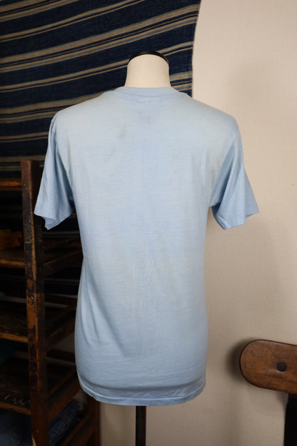 B521 / 1980's OLD Hanes PEACE Print T-Shirt