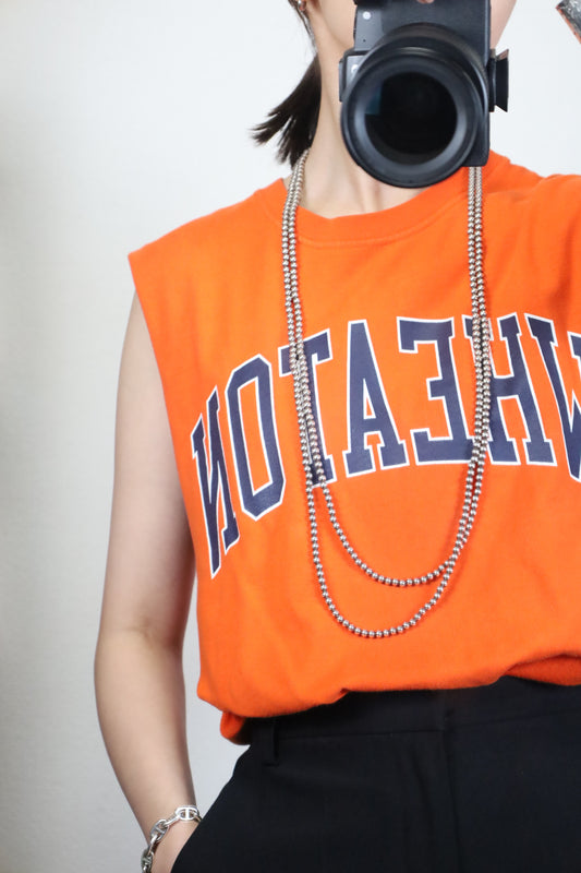 Z95 / The cotton exchange WHEATON No Sleeve Tee