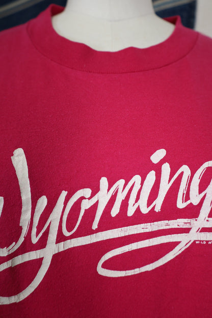 B476 / 1980's OLD Sport Wear Print T-Shirt