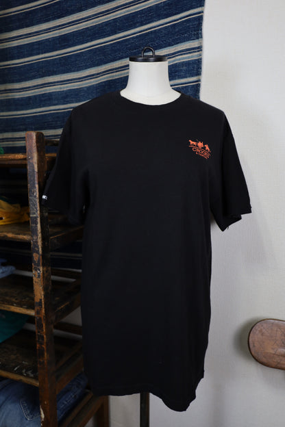 Z177 / 2000's USED CROOKS Print T-Shirt Good Print