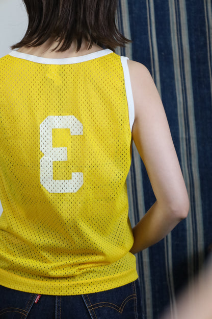 E222 / 1990's OLD CALIFORNIA flesh MESH TANKTOP
