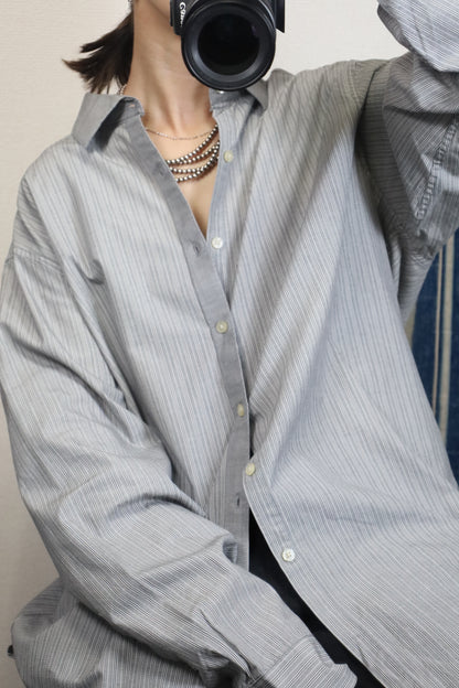 A120 / 1990's DKNY stripe shirt