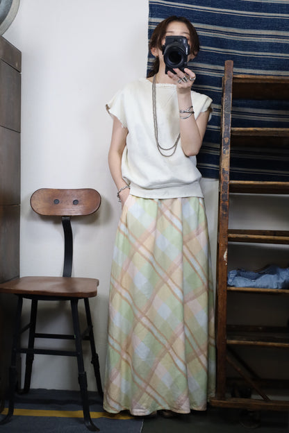 B625 / LIZ Clalborne linen skirt