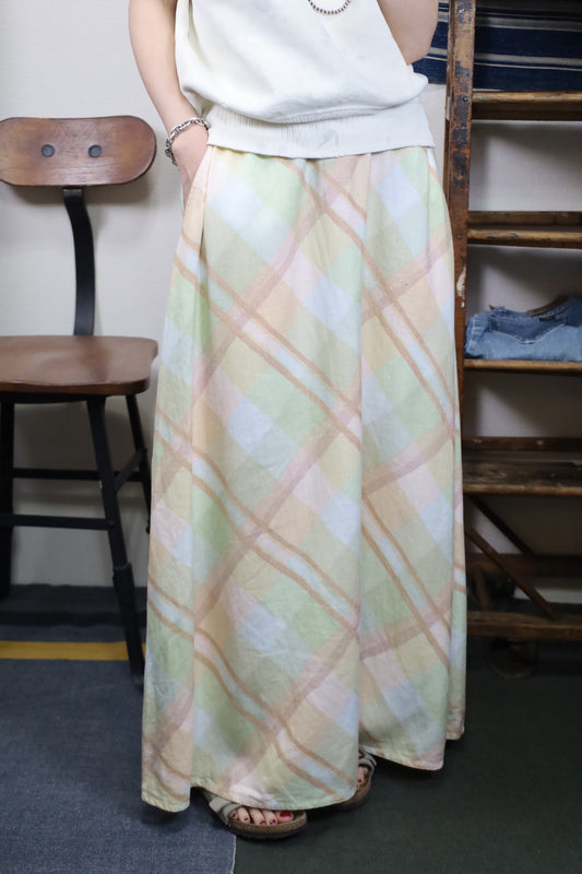 B625 / LIZ Clalborne linen skirt