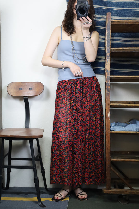 B574 / OLD GAP Flower pattern skirt