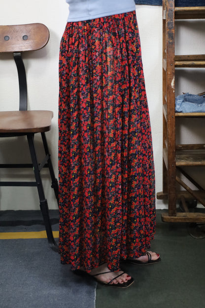 B574 / OLD GAP Flower pattern skirt
