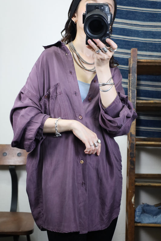 B408 / 1990's RPINO silk shirt