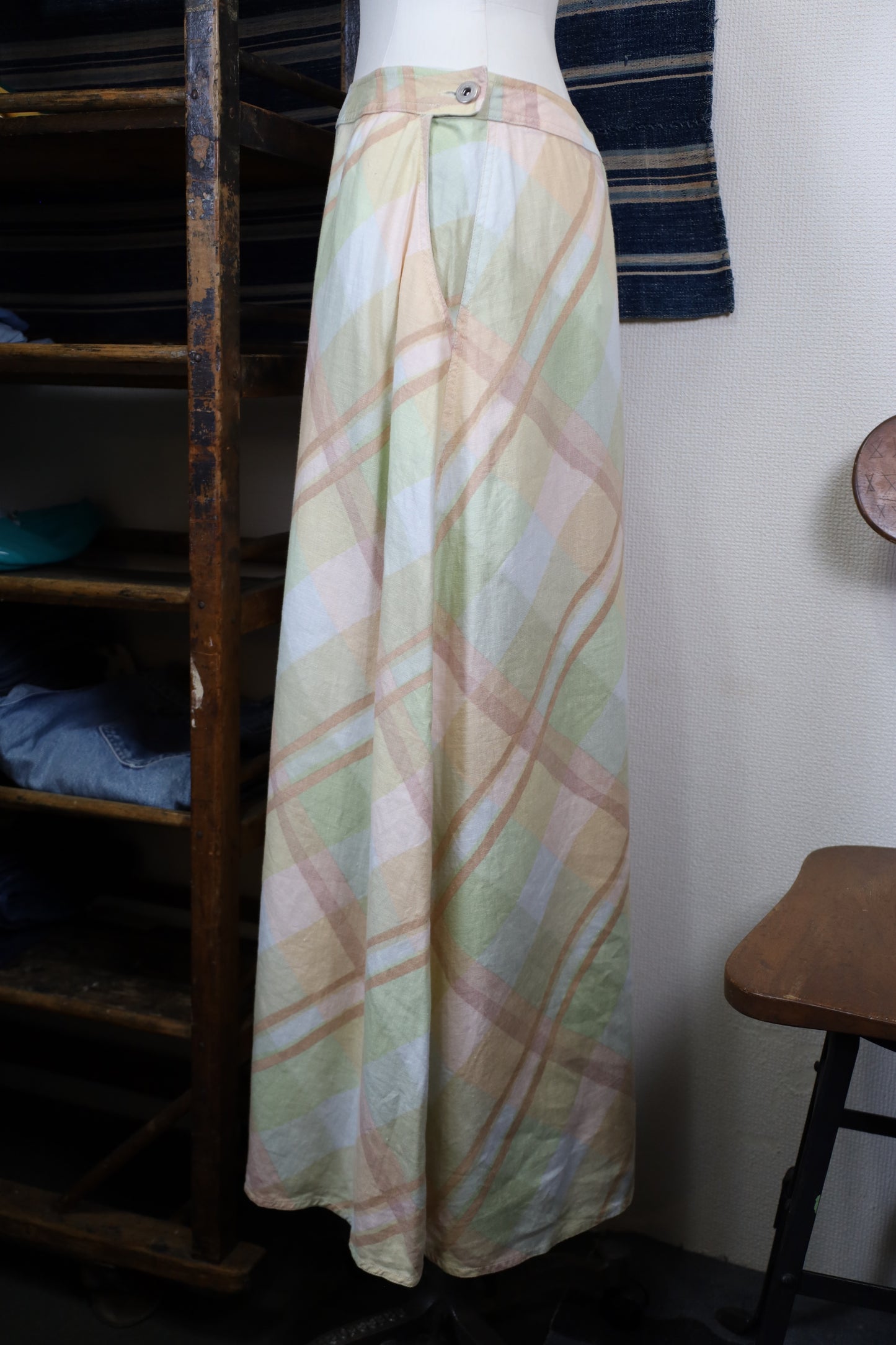 B625 / LIZ Clalborne linen skirt