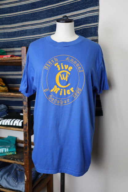 B498 / 1980's HANES Five Miler tee