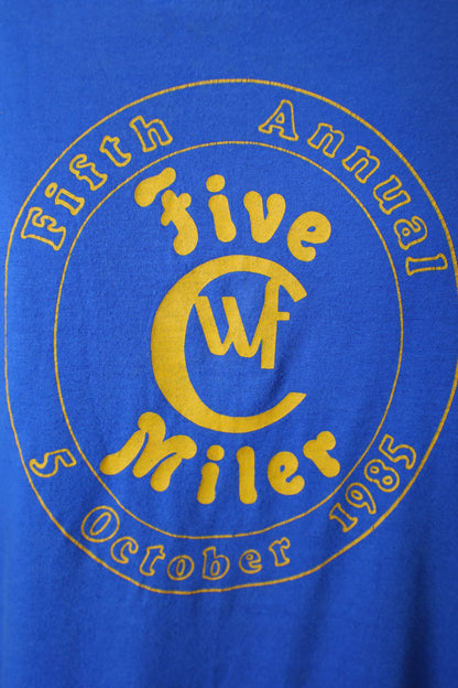 B498 / 1980's HANES Five Miler tee