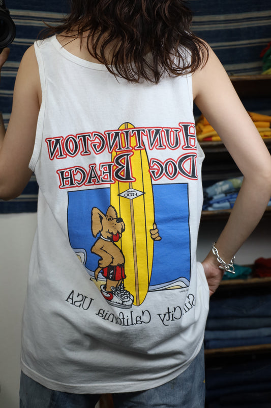 B519 / early2000's anvil DOG BEACH tank top