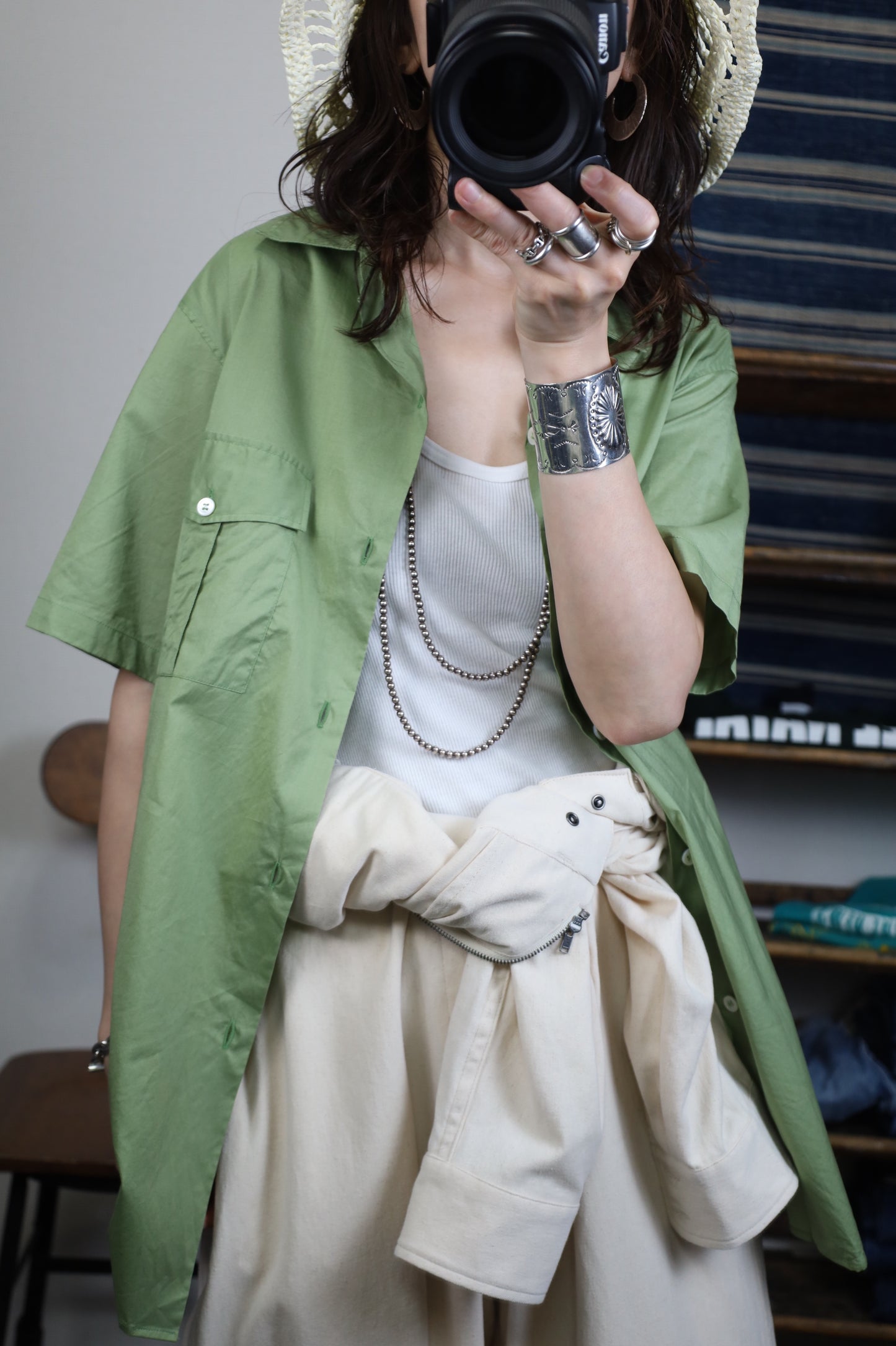 Z628 / 1990's A.P.C short sleeve shirt