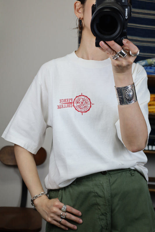 B492 / 1990's Collegiate pacific PIERCE COLLEGE tee