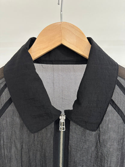 HOWIE Sheer Blouson (black)