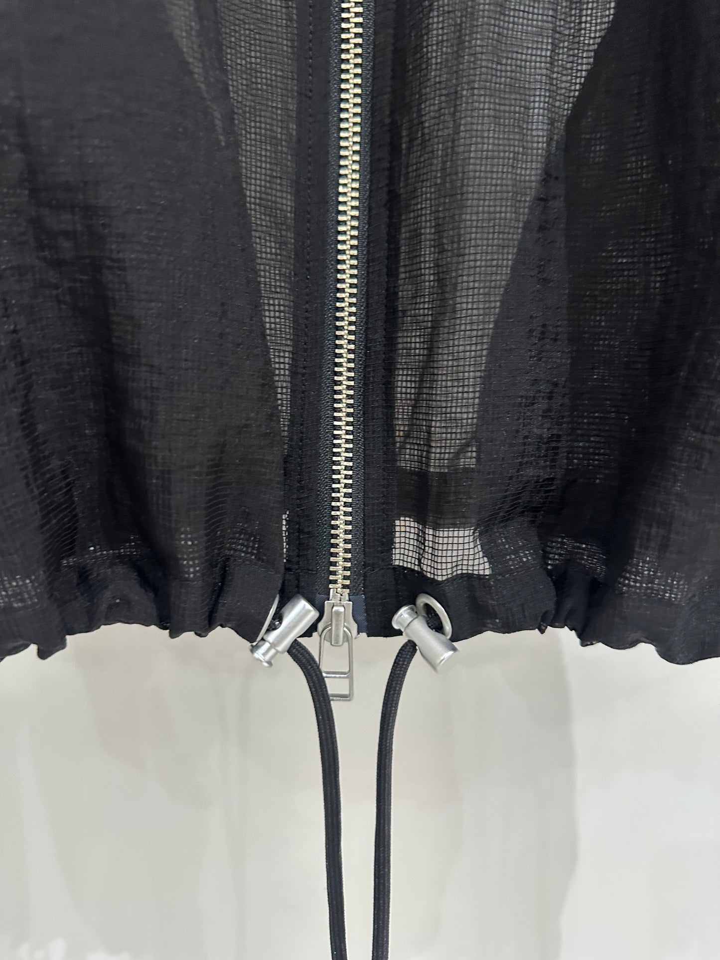 HOWIE Sheer Blouson (black)