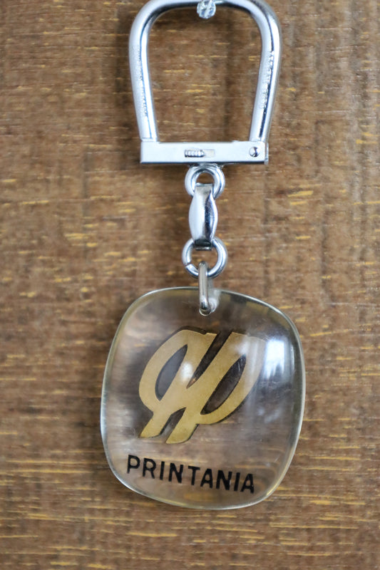 1960-70's QP PRISUNIC PRINTANIA Bourbon keychain