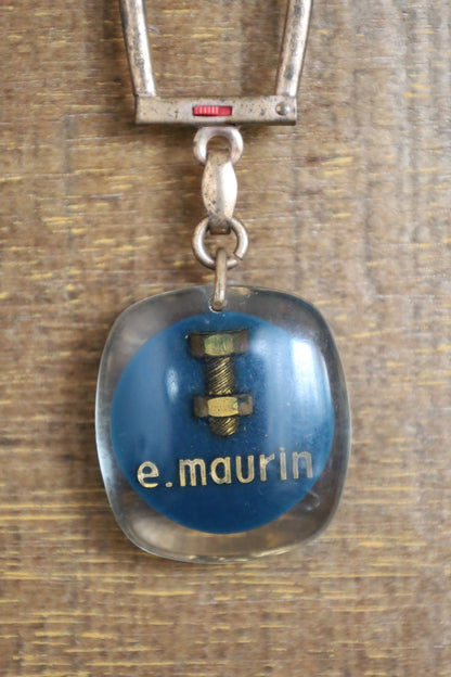 1960-70's e.maurin Bourbon keychain