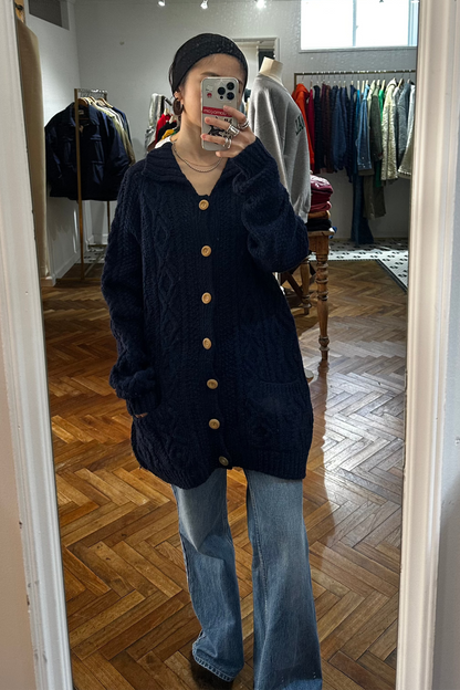 F229 / early 2000's WOOLRICH Cable Cardigan