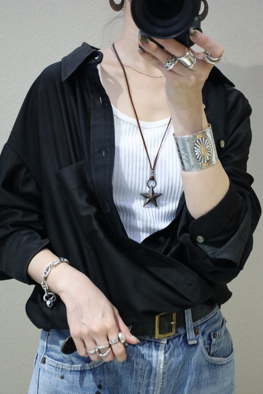 C239 / 1990's GREEN CLUB NYLON shirt