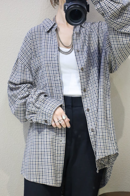 620 / 1990's OLD GAP check shirt