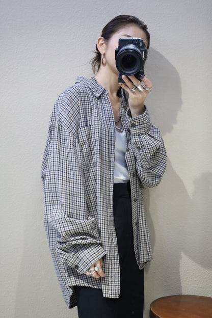620 / 1990's OLD GAP check shirt